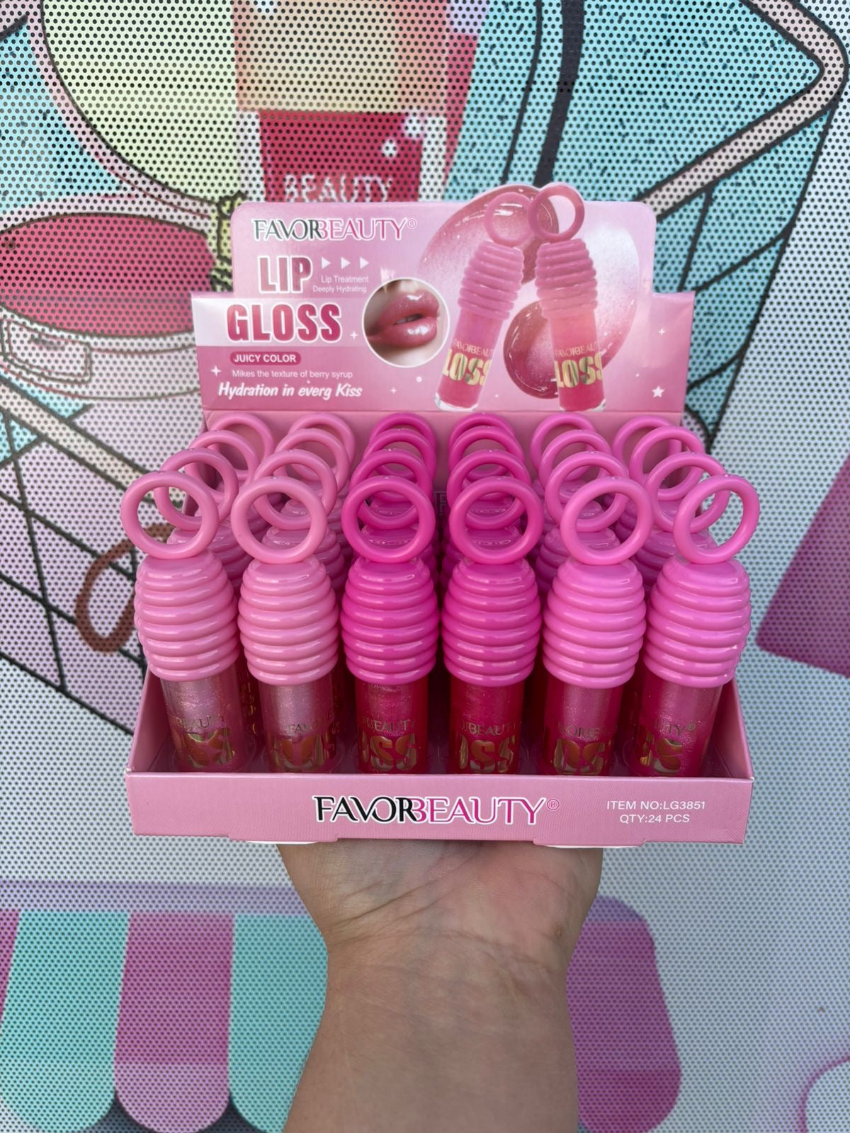 Gloss Colmena Rosa LG3851