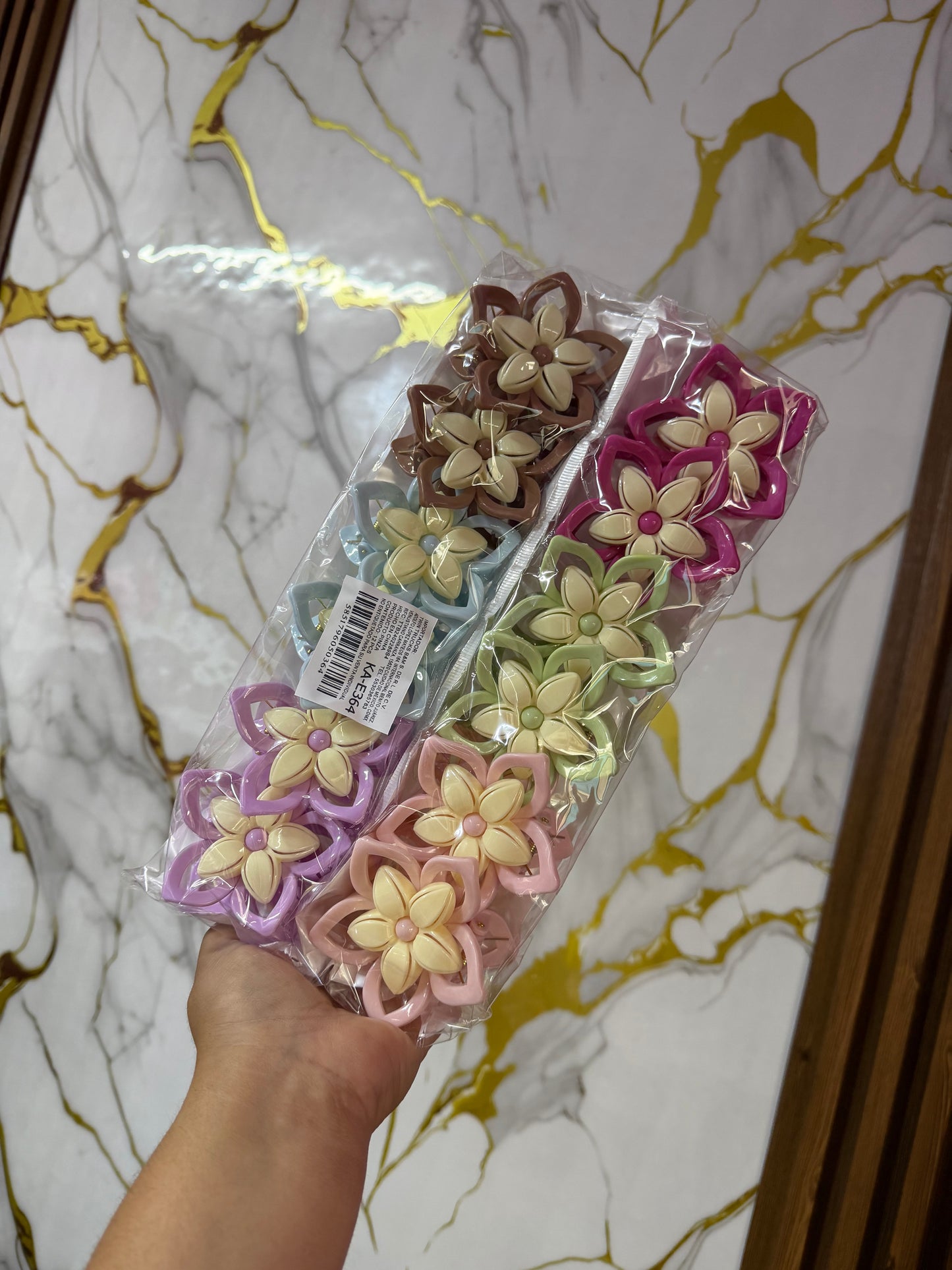 Pinza Flor Colores