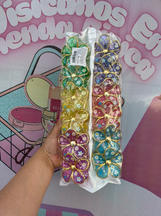 Pinza Flor Colores
