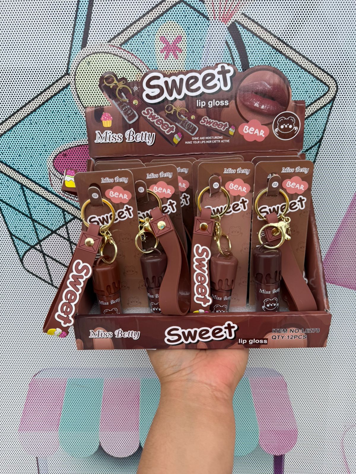 Gloss llavero chocolate