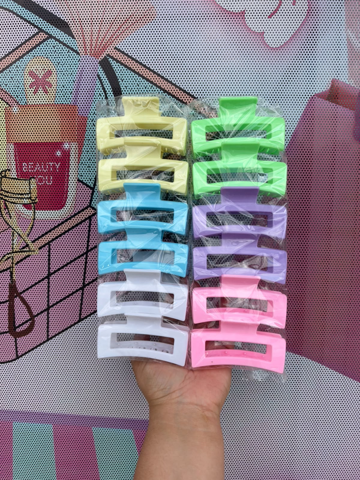 Pinza Pastel Cuadrada