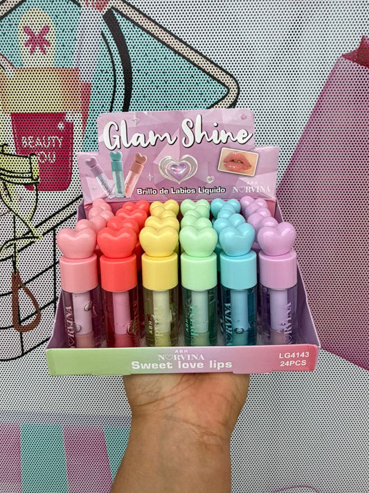 Gloss Corazón Colores